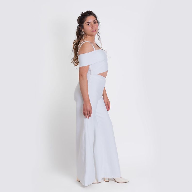 Conjunto Outfit Dos Piezas color Blanco-0