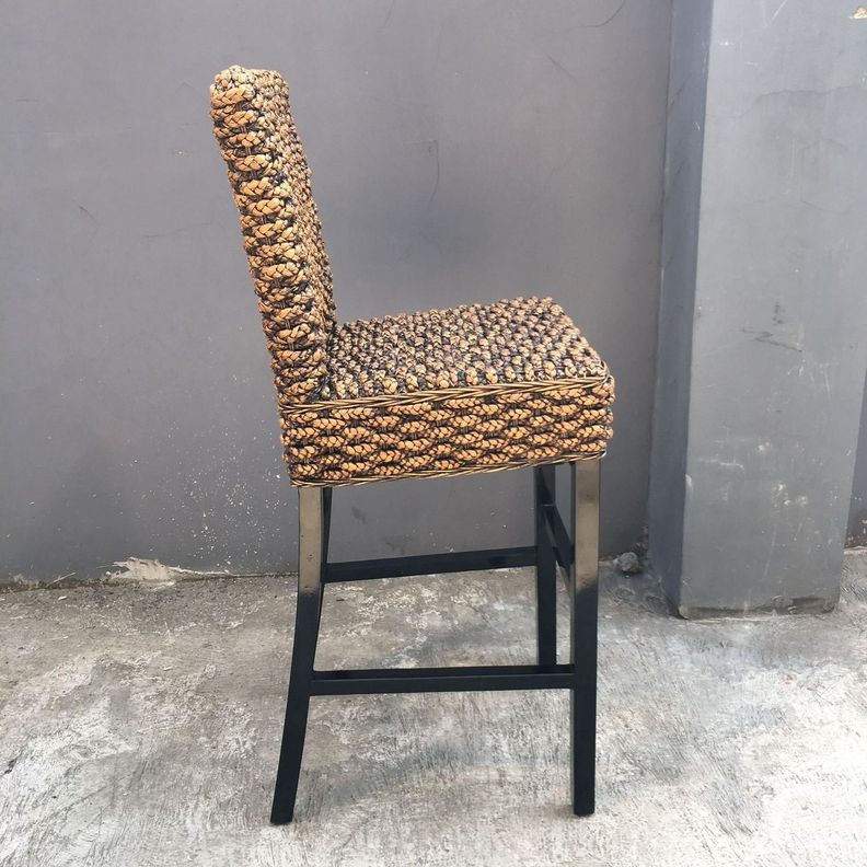 Silla Taburete de Bar Rattan Natural Larisa-4