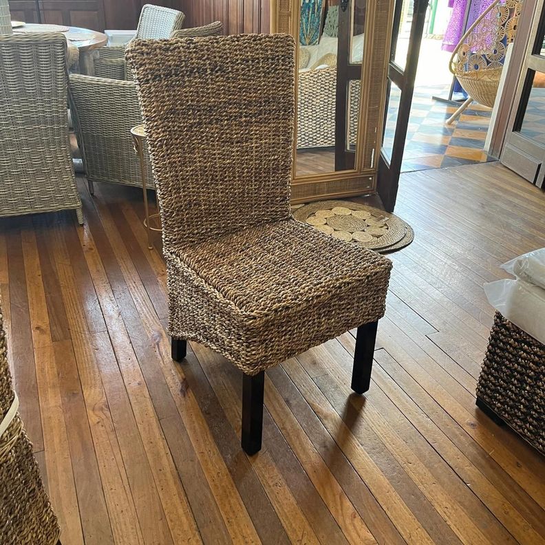 Silla de comedor en Rattan Natural-3