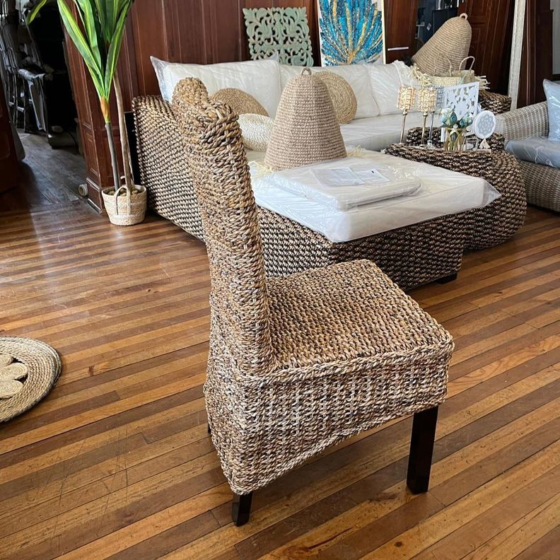 Silla de comedor en Rattan Natural-5