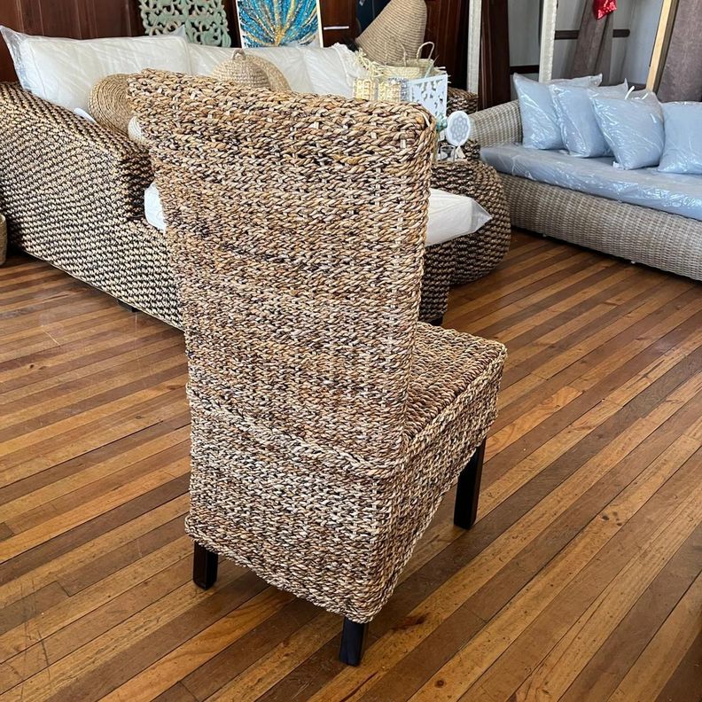 Silla de comedor en Rattan Natural-6