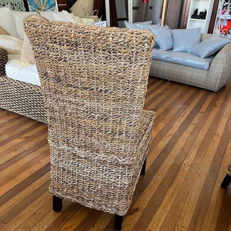 Silla de comedor en Rattan Natural-7