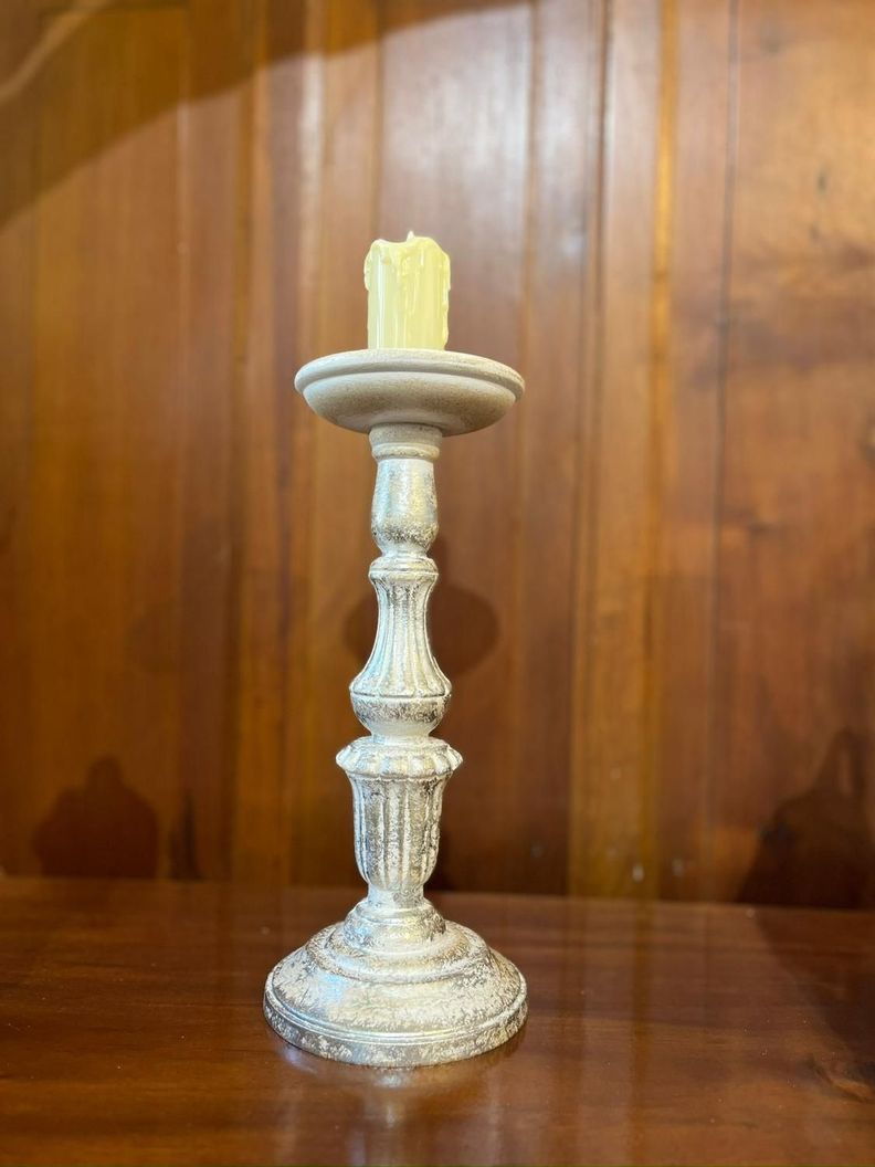 Candelabro Diseño Pilar de Madera-0