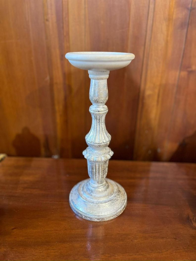 Candelabro Diseño Pilar de Madera-1