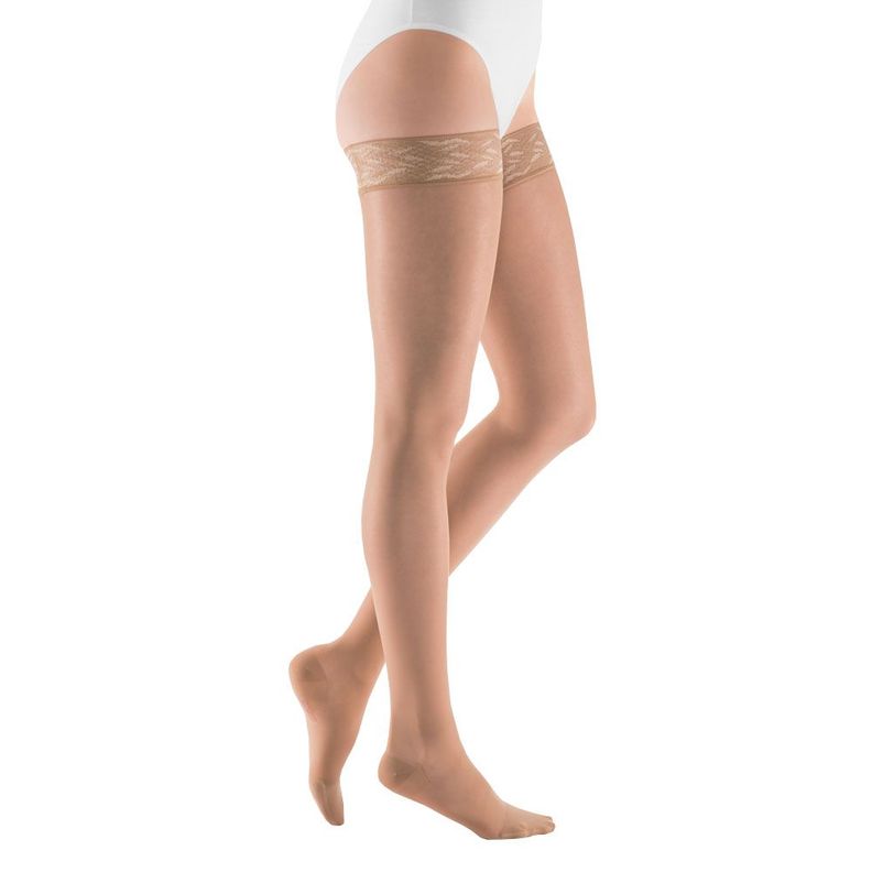 Medias Largas Sheer&Soft Clase 2 (20/30 mmHg)Punta cerrada-Beige Talla IV