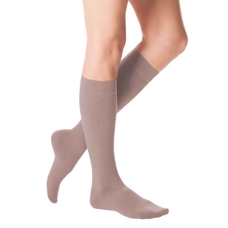 Calcetines de compresion Duomed ADV Clase 1-Beige Talla XL CLToe-Medi