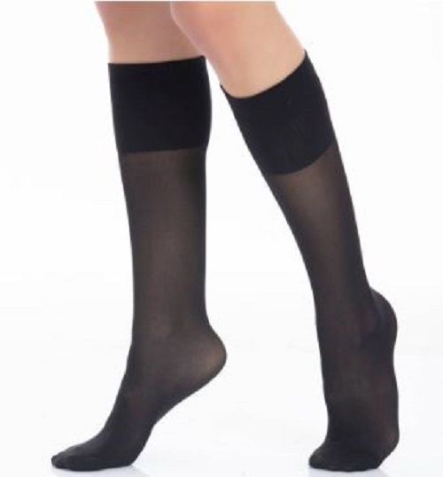 Calcetines de compresión Sheer&Soft Clase 2 Negro Cl Toe-Talla III-Medi-0