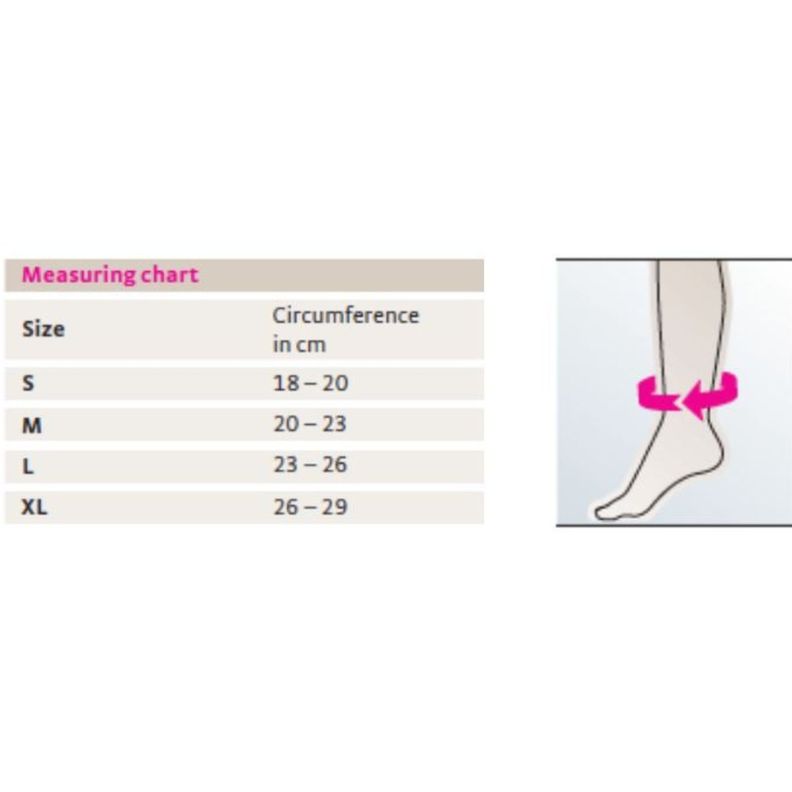 Calcetines de compresión Sheer&Soft Clase 2 Negro Cl Toe-Talla III-Medi-1