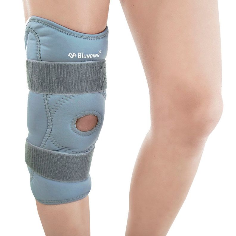 Rodillera ortopédica policéntrica con orificio rotuliano Talla XL-Blunding-0