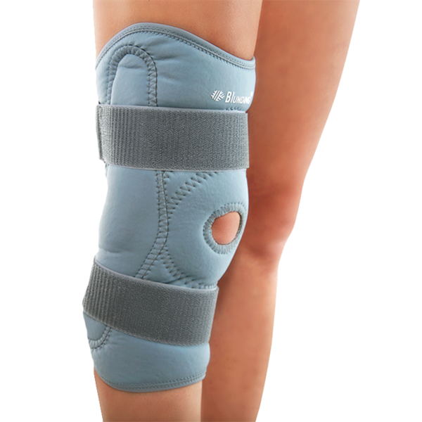 Rodillera ortopédica policéntrica con orificio rotuliano Talla XL-Blunding-1