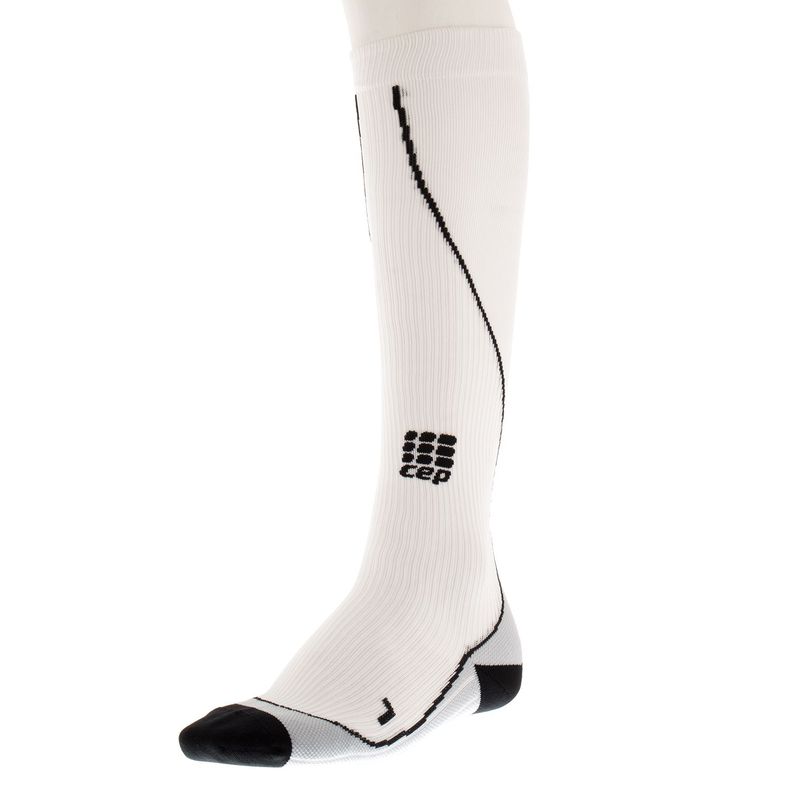 Calcetin de compresion atletico hombres-Talla V-Blunding Blanco 5