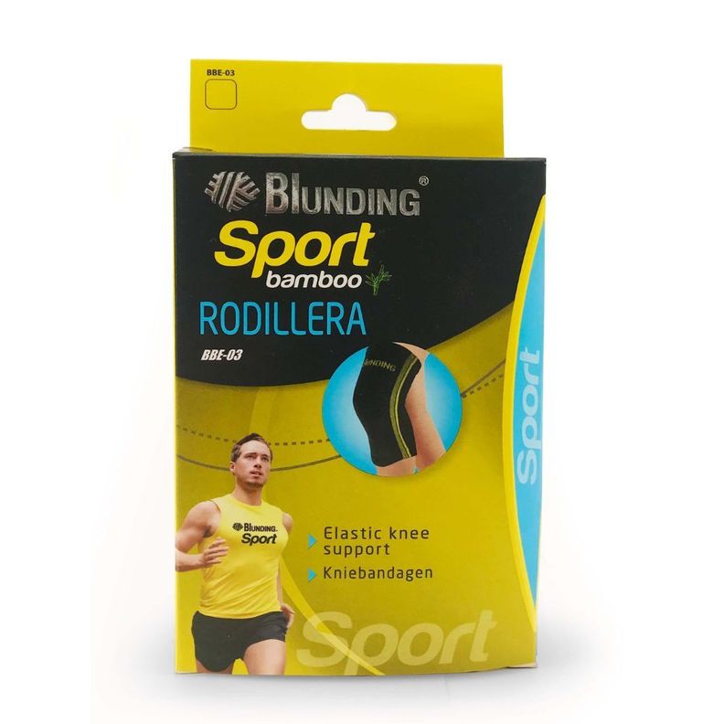Rodillera, rodilla elástica en tela de Bambú Talla S-Blunding-1