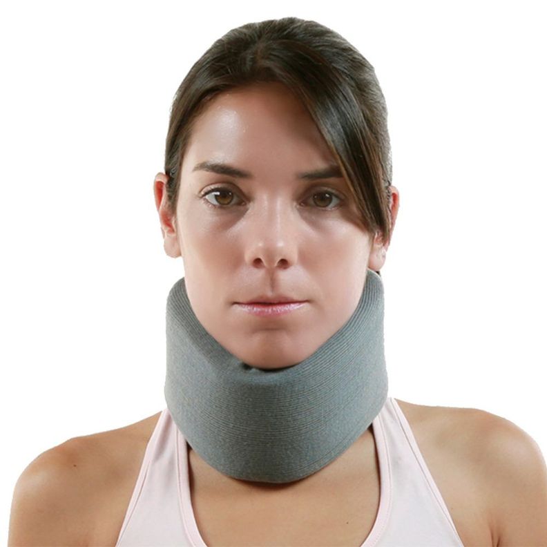 Collar, cuello cervical ortopedico Semirigido Talla XL-Blunding Gris
