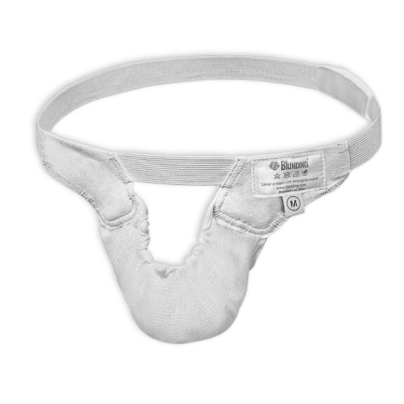Soporte, Suspensor Escrotal post operatorio Talla M-Blunding Blanco