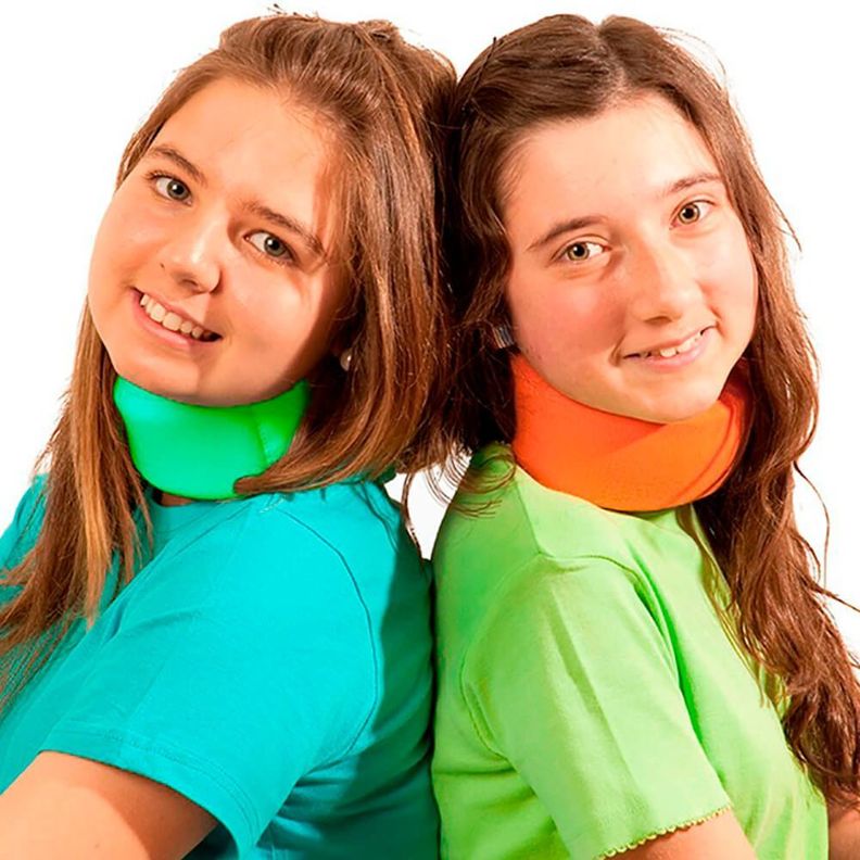 Collar Cervical Semirigido Rojo 4-6-Blunding-0