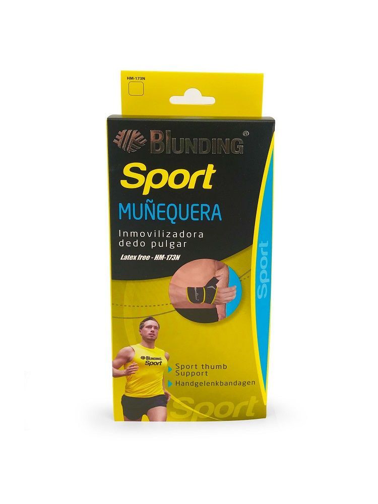 Muñequera Inmovilizadora Dedo Pulgar Sport Talla S-Blunding-2