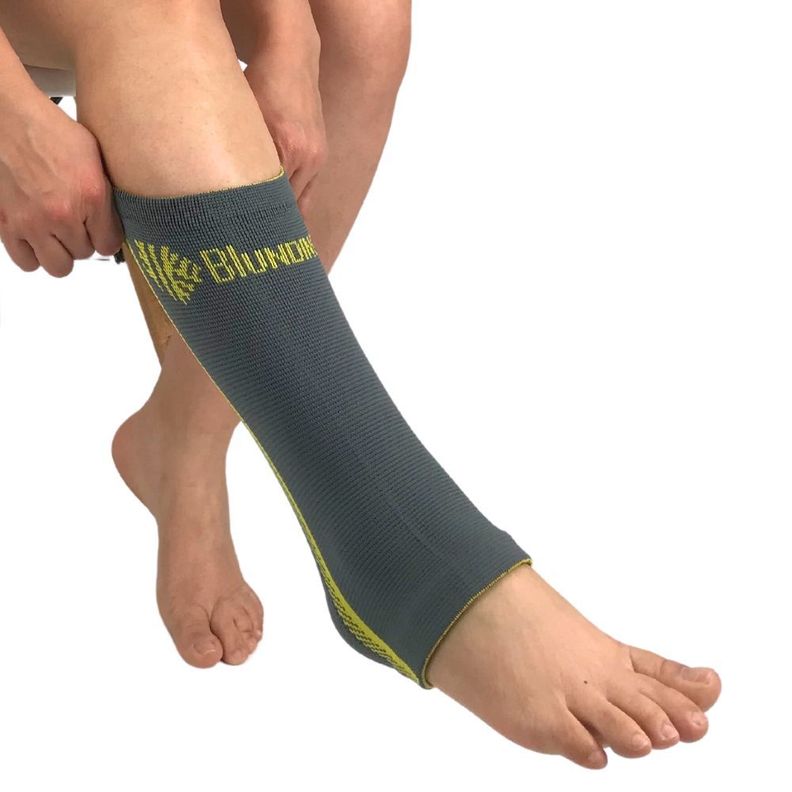 Pantorrillera elastica, tela Bambu Talla S-Blunding Gris