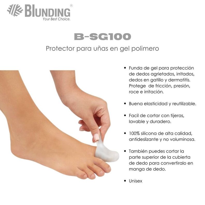 Protector Para Uñas En Gel Polímero-Talla S-Blunding-1