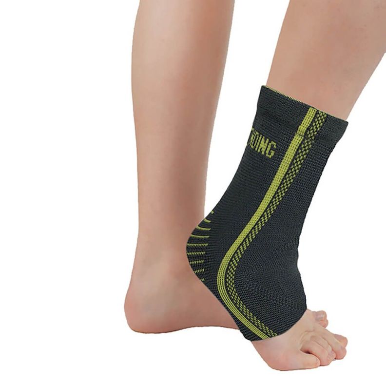 Tobillera, tobillo elastico en tela de Bambu Talla L-Blunding Gris