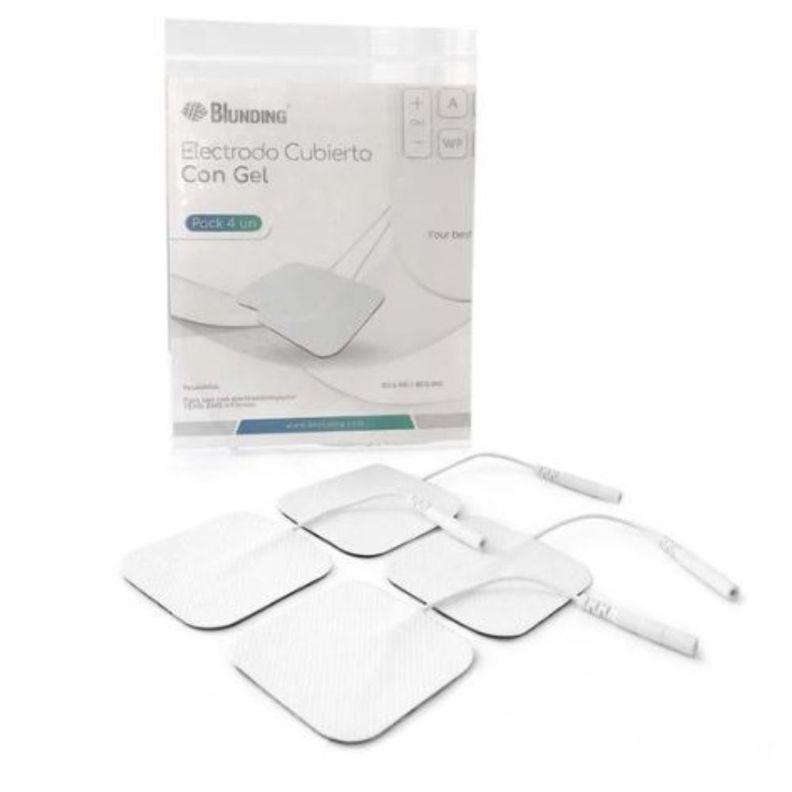 Electrodo cubierto con gel 50x50 (pack 4 un)-Blunding Blanco
