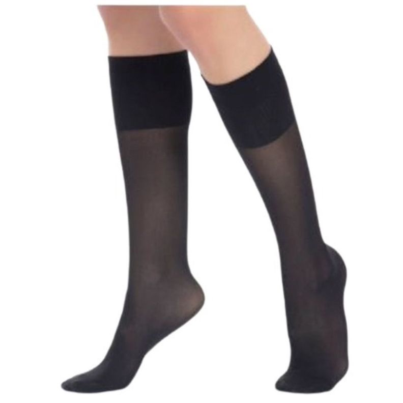 Calcetines de compresion Negros Medi Travel para Mujer-Talla L-Medi Negro