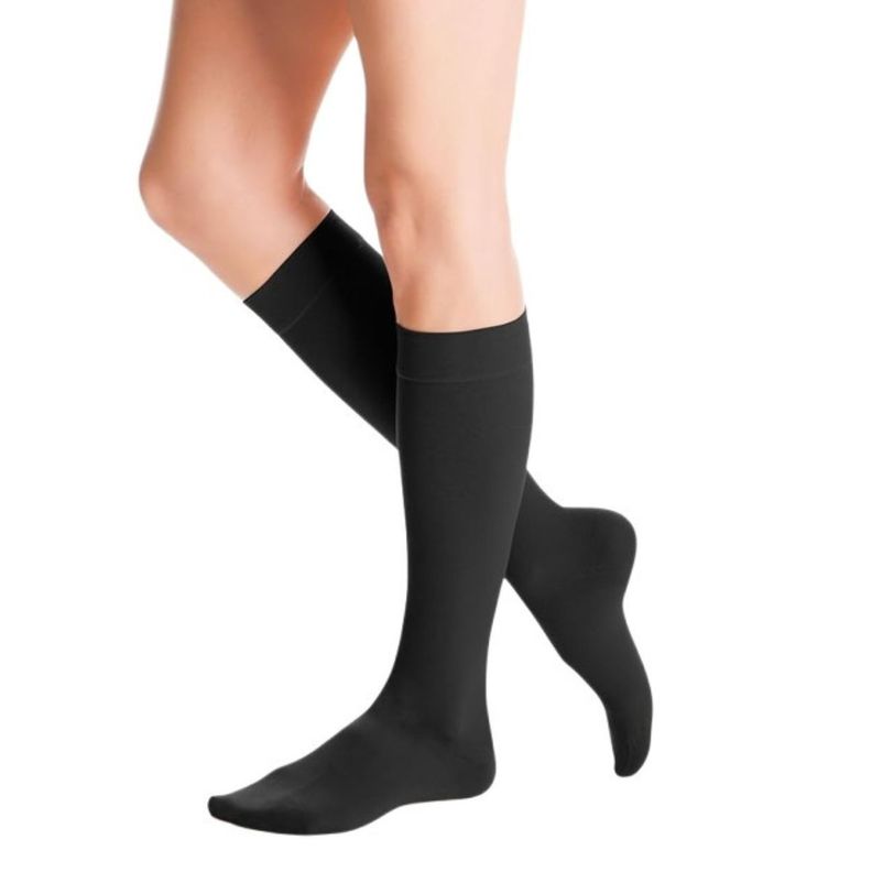 Calcetines de compresion Duomed ADV Clase 1-Negro Talla XL CL Toe-Medi
