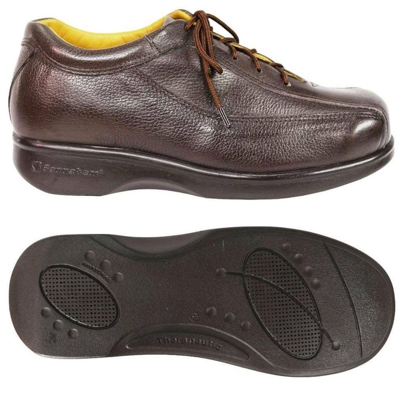 Zapato P/Diabetico C/Cierre Cordon Marron Talla 46-Blunding-1