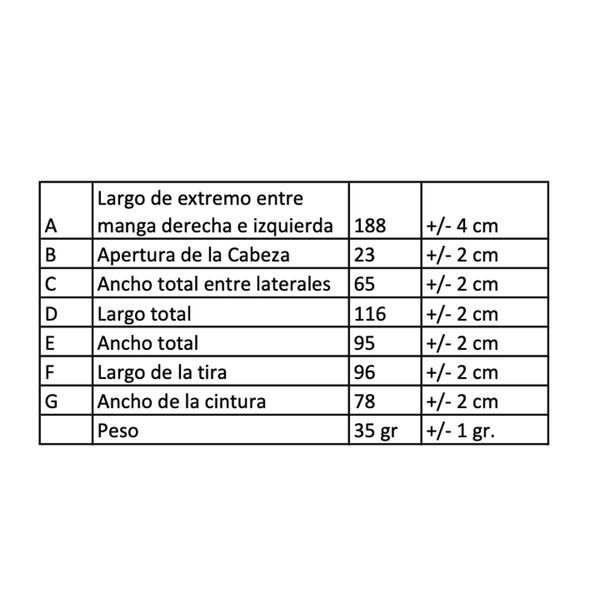 Pechera desechable con apertura dedo pulgar(Bolsa x 10 unid)-2