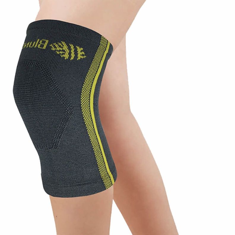 Rodillera, rodilla elastica en tela de Bambu Talla M-Blunding Gris
