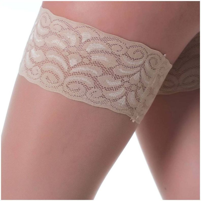 Topband de compresión-Mujer-Swing 70 Den-Beige-Talla 3-1