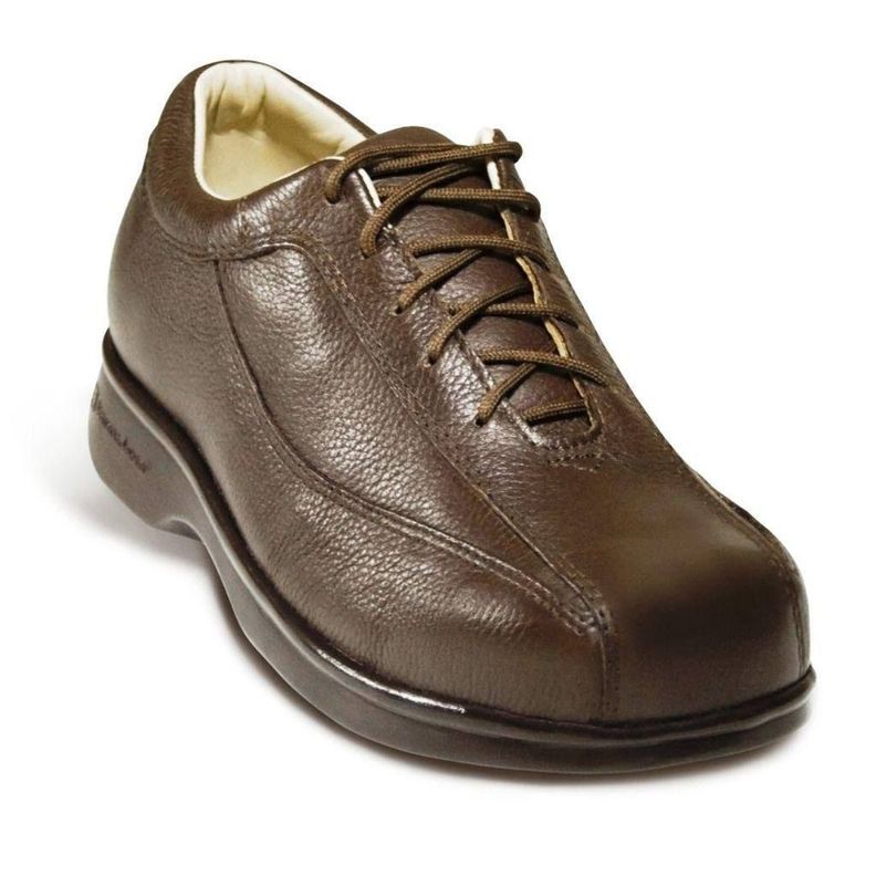 Zapato P/Diabetico C/Cierre Cordon Marron Talla 35-Blunding Cafe
