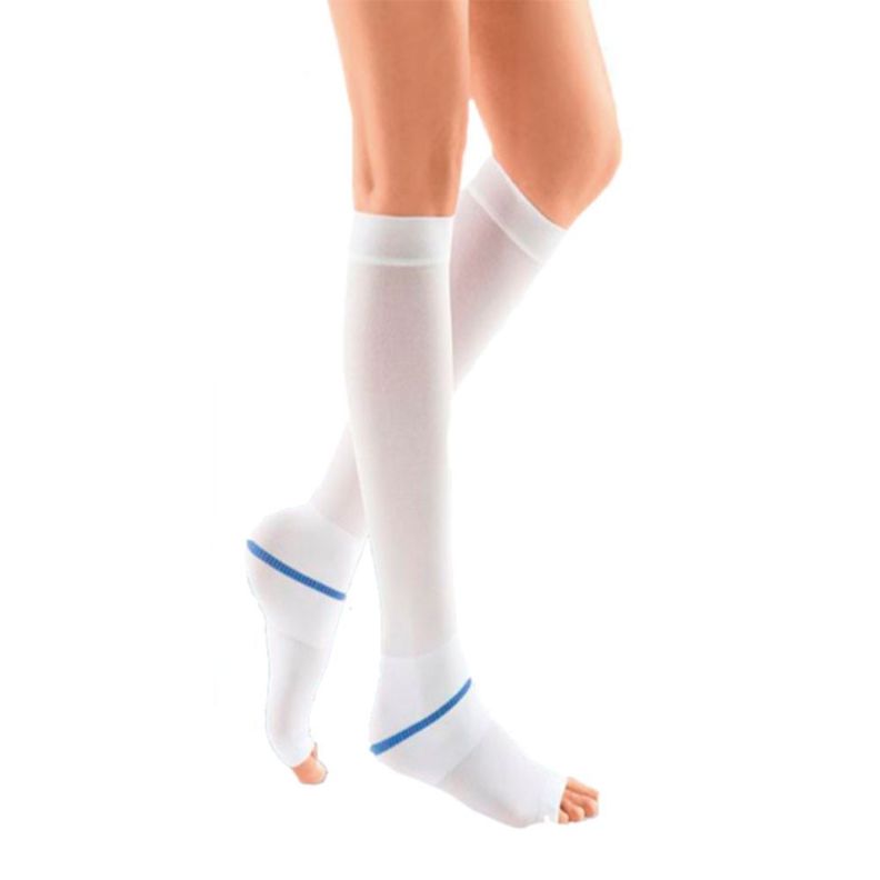 Medias cortas antiembolicas Struva 23 mmHg - Talla IV-Medi Blanco 4