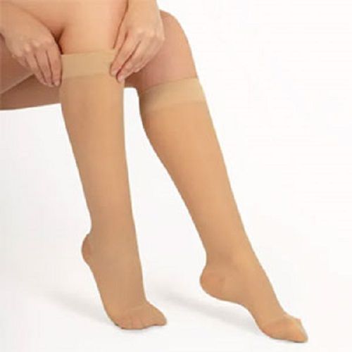 Calcetines de compresión-Mujer-Swing 140 Den-Beige-Talla 1-0