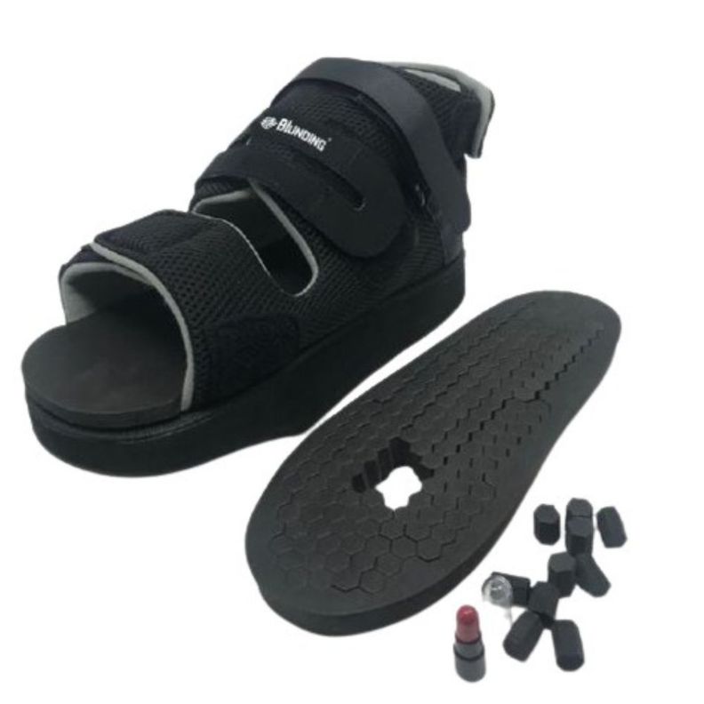 Botin de descarga-Talla S con plantilla + repuesto-Blunding Negro