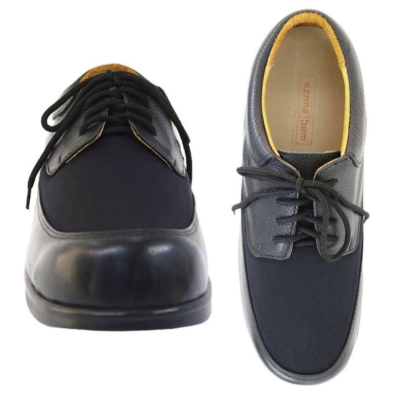 Zapato diabetico titan con cierre -Negro-Talla 35-Blunding-1