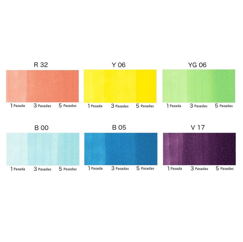 Copic Ciao 6 Brights-2