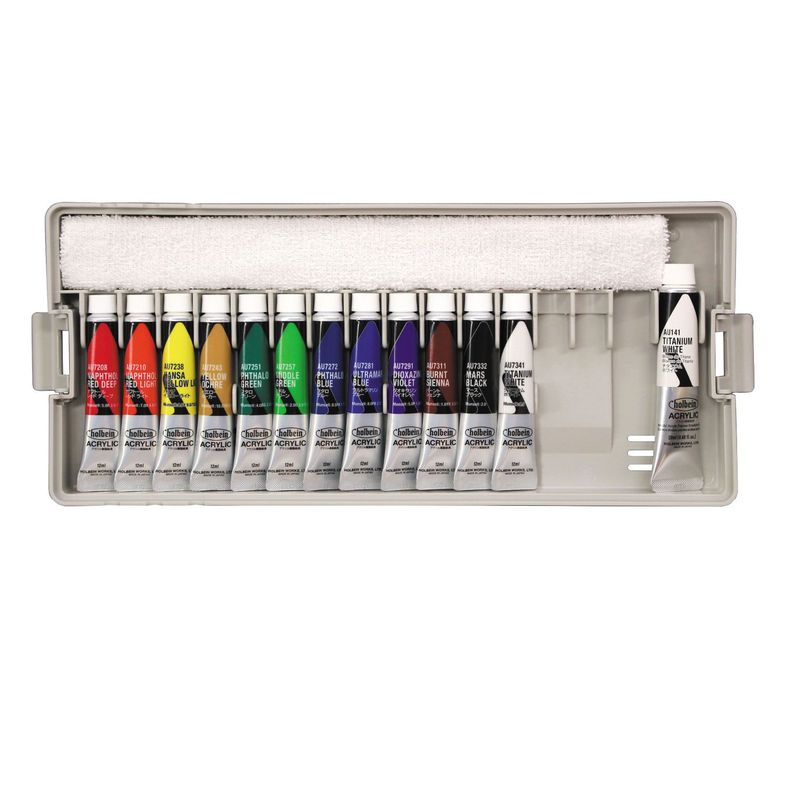 Acrílico 13un. AU7393 12 y 20ml School set-0