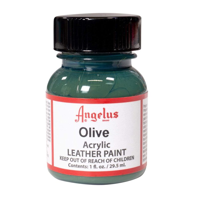 Pintura Cuero Angelus 1 oz Olive-0