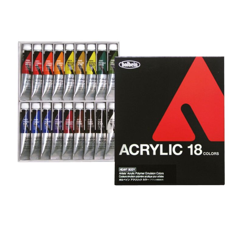 Acrílico 18un. AU7392 School Set 12ml-0