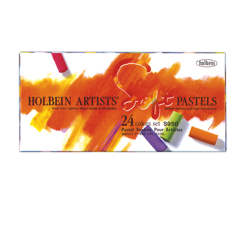 Pastel Seco Set 24 colores Holbein-0