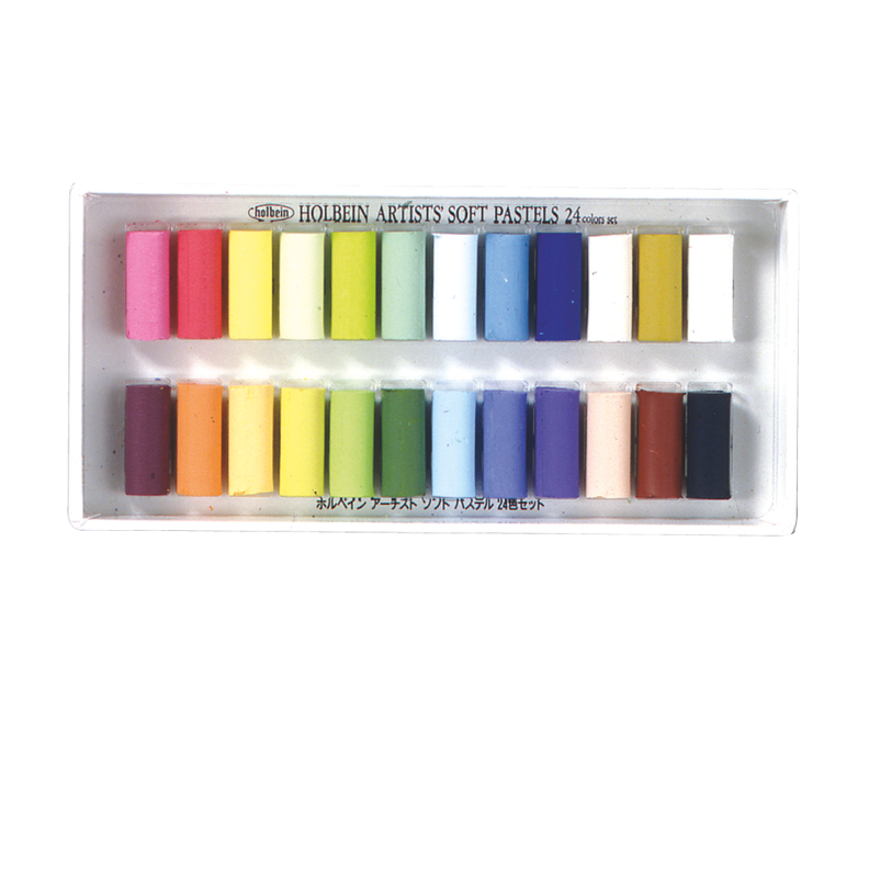 Pastel Seco Set 24 colores Holbein-1