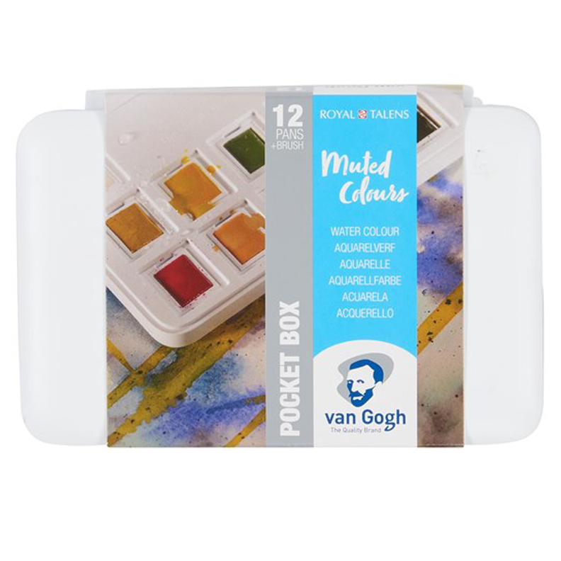 Acuarela pastilla Van Gogh Pocket Box Muted Colors-0