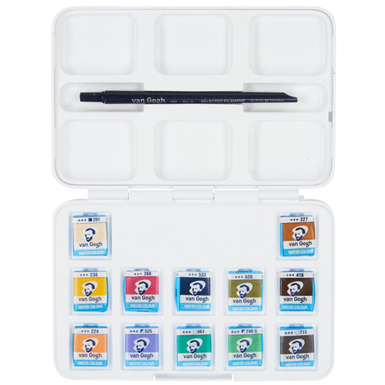 Acuarela pastilla Van Gogh Pocket Box Muted Colors-2