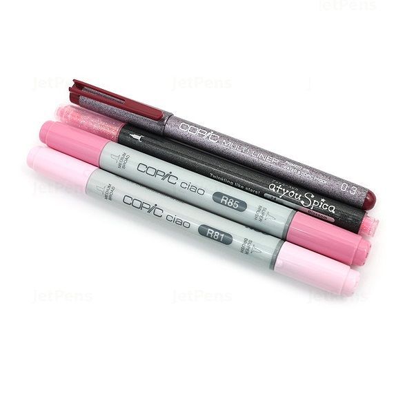 COPIC Ciao Doodle Packs: Pink (4 Lápices)-2