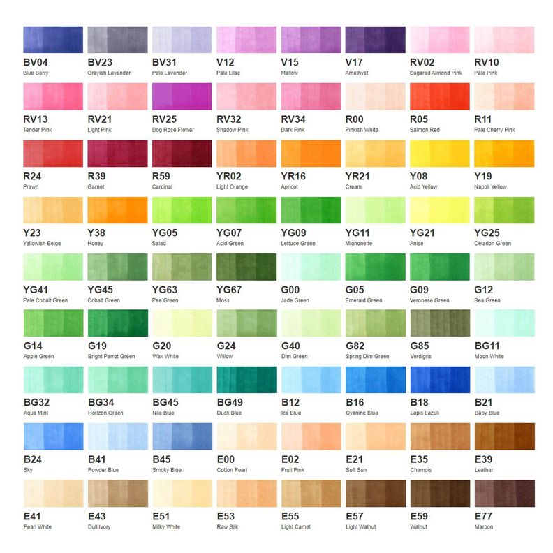 Marker 72 Color Set C-1