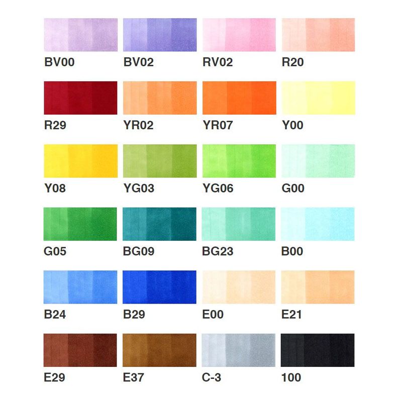 Copic Ciao 24 Color-1