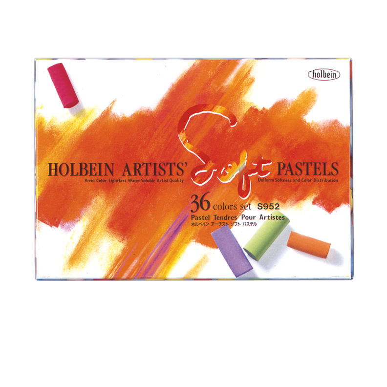 Pastel Seco Set 36 colores Holbein-0