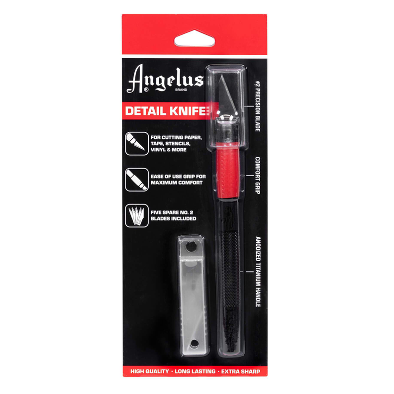 Angelus Detail Knife con 5 cuchillas de repuestos #2-0
