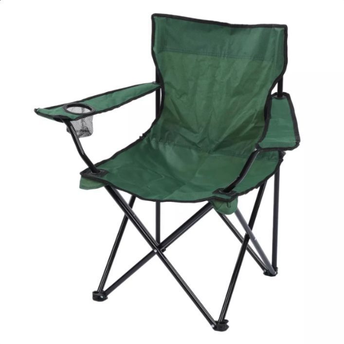 SILLA PLEGABLE CON BOLSO VERDE-0