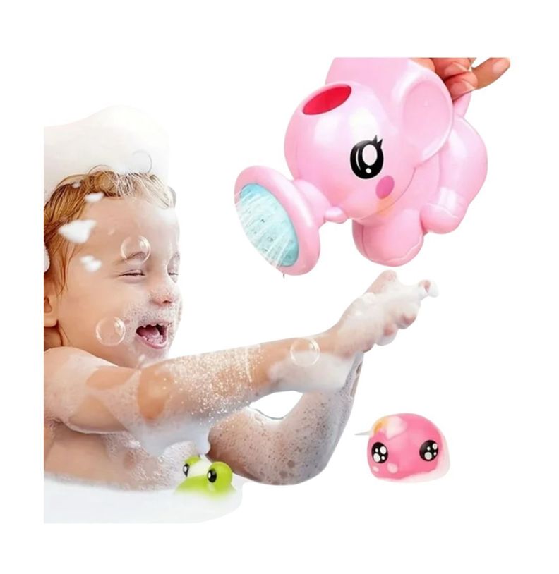 Juego de regadera de elefante para niña-0